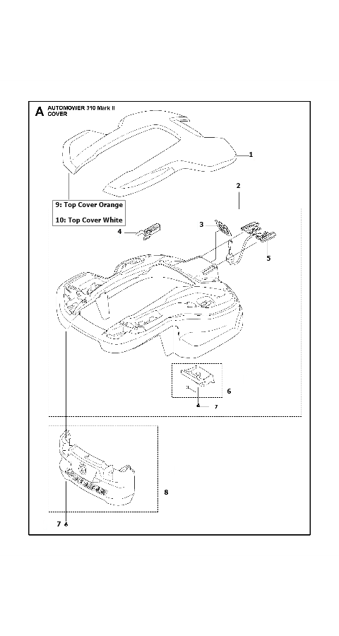 Automower 310 Mark II Cover