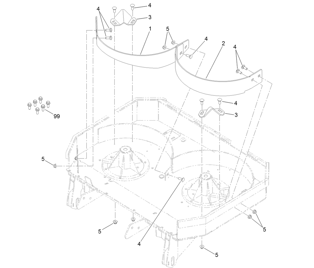 Toro 91CM (36") RECYCLER KIT - Genuine Part - (134-3217)