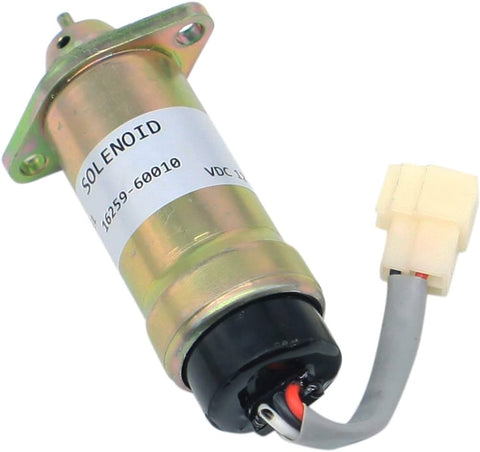 Kubota STOP SOLENOID (M1) - Part Number = 1625960010 - (Genuine Part)