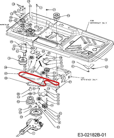 MTD Genuine Part - BELT DRIVE  -  PN: 754-04111