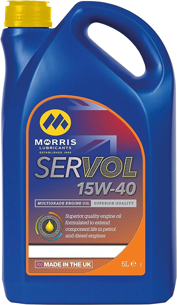 Morris Lubricants SERVOL PERF PLUS 5LTR 15W-40 - Part Number = 15W/40-5 - (Genuine Part)