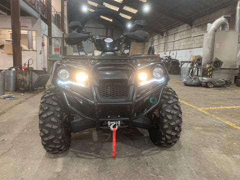 Road Legal Battery Powered 4WD Quad Bike - Equipped with Electric Tow Winch