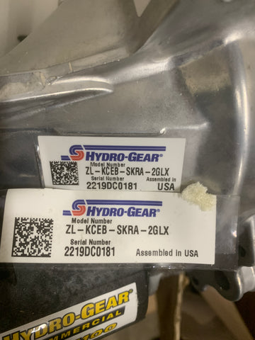 HYDRO GEAR ZL-KCEB-3K5A-2GLX - TRANSAXLE HYDROSTATIC ZT-3100