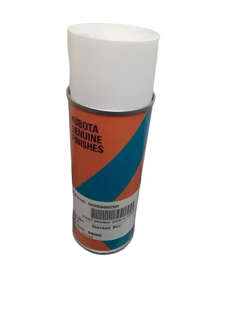 Kubota Genuine Part - ORANGE PAINT AEROSOL - PN: 6666600200