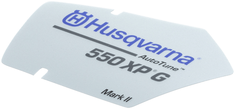 Husqvarna Genuine Part - LABEL STARTER HOUSING 550 XP G (P/N: 590613402)