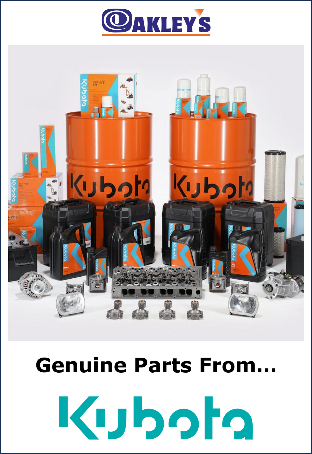 Kubota Genuine Part - OIL SEAL - PN: K700139560