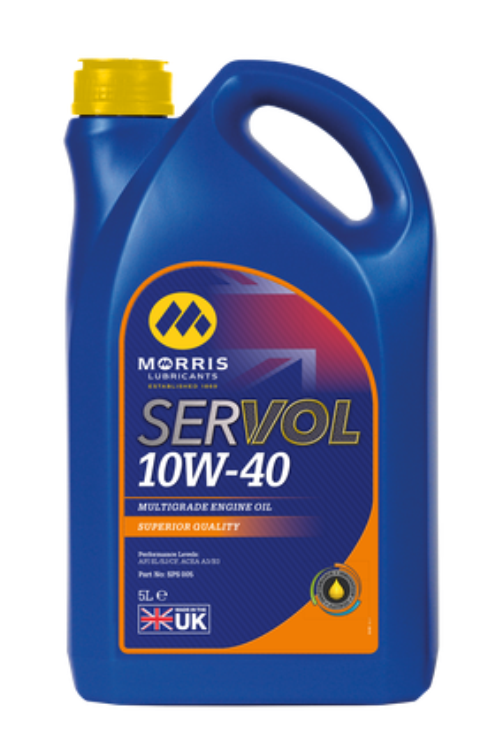 Morris Lubricants 10W-40 MULTIVIS OIL 5L - Part Number = SPS005 - (Genuine Part)