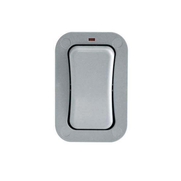 Single slim outdoor switch