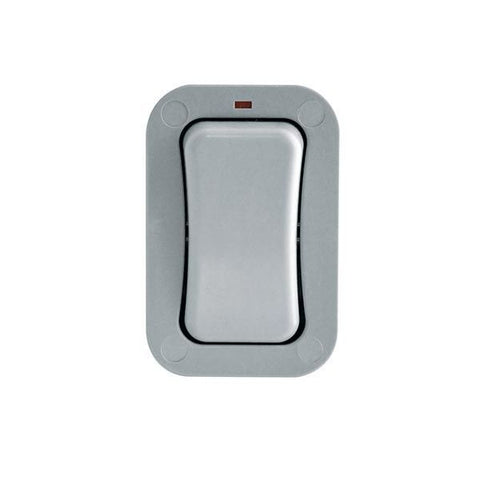 Single slim outdoor switch