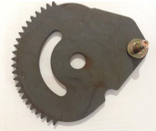 Lawnflite QUADRANT FOR THE STEERING - Part Number = 617-04010 - (Genuine Part)