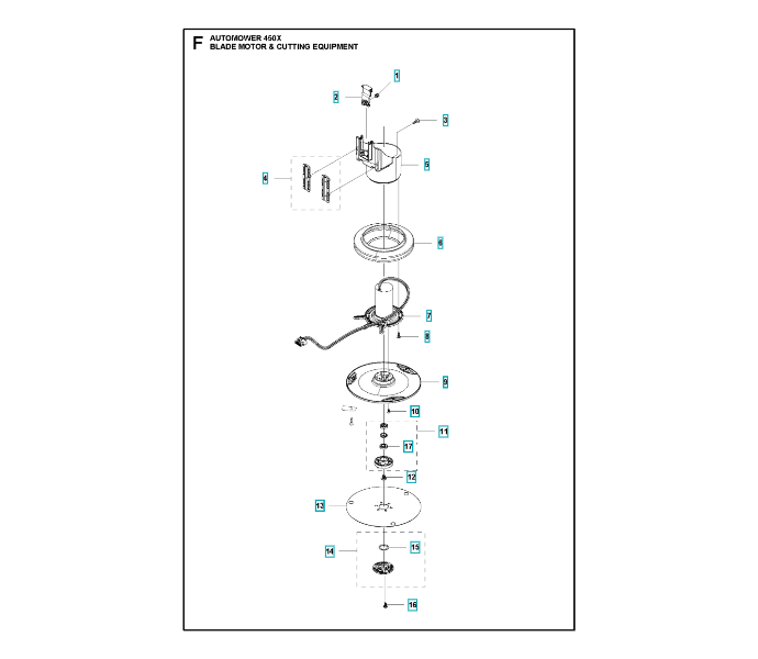 AUTOMOWER 105 PARTS – Oakleys Garden Machinery