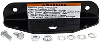 Lawnfilte HITCH KIT - Part Number = 19A70025100 - (Genuine Part)