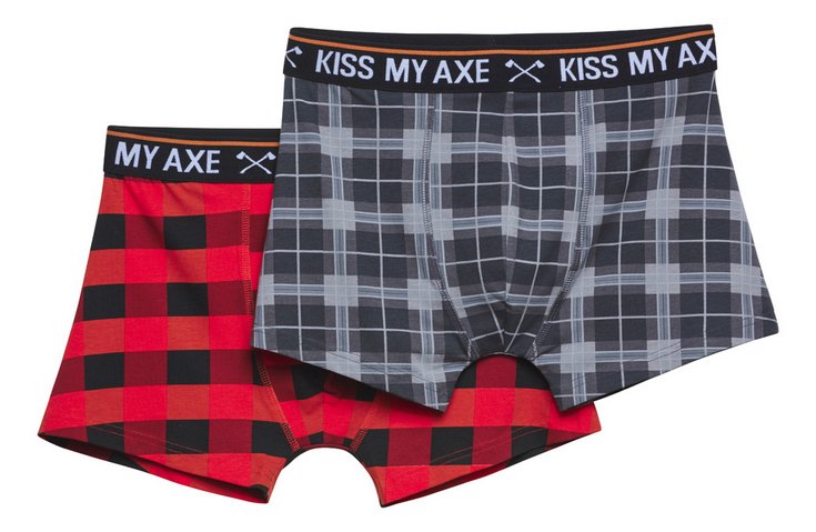 STIHL 2-pack KISS MY AXE boxer shorts S