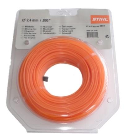 Stihl Round Mowing Line round Ø 2.4 mm x 14,0 m orange