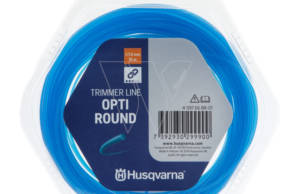 Husqvarna Trimmer Line Opti Round Ø1.5mmx15M Donut Blue