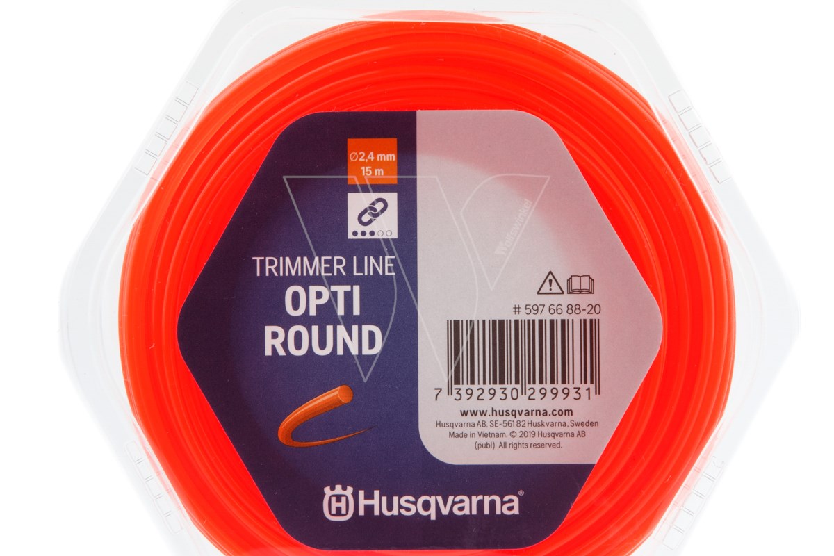 Husqvarna Trimmer Line Opti Round Ø3,0mmx56M Donut Red