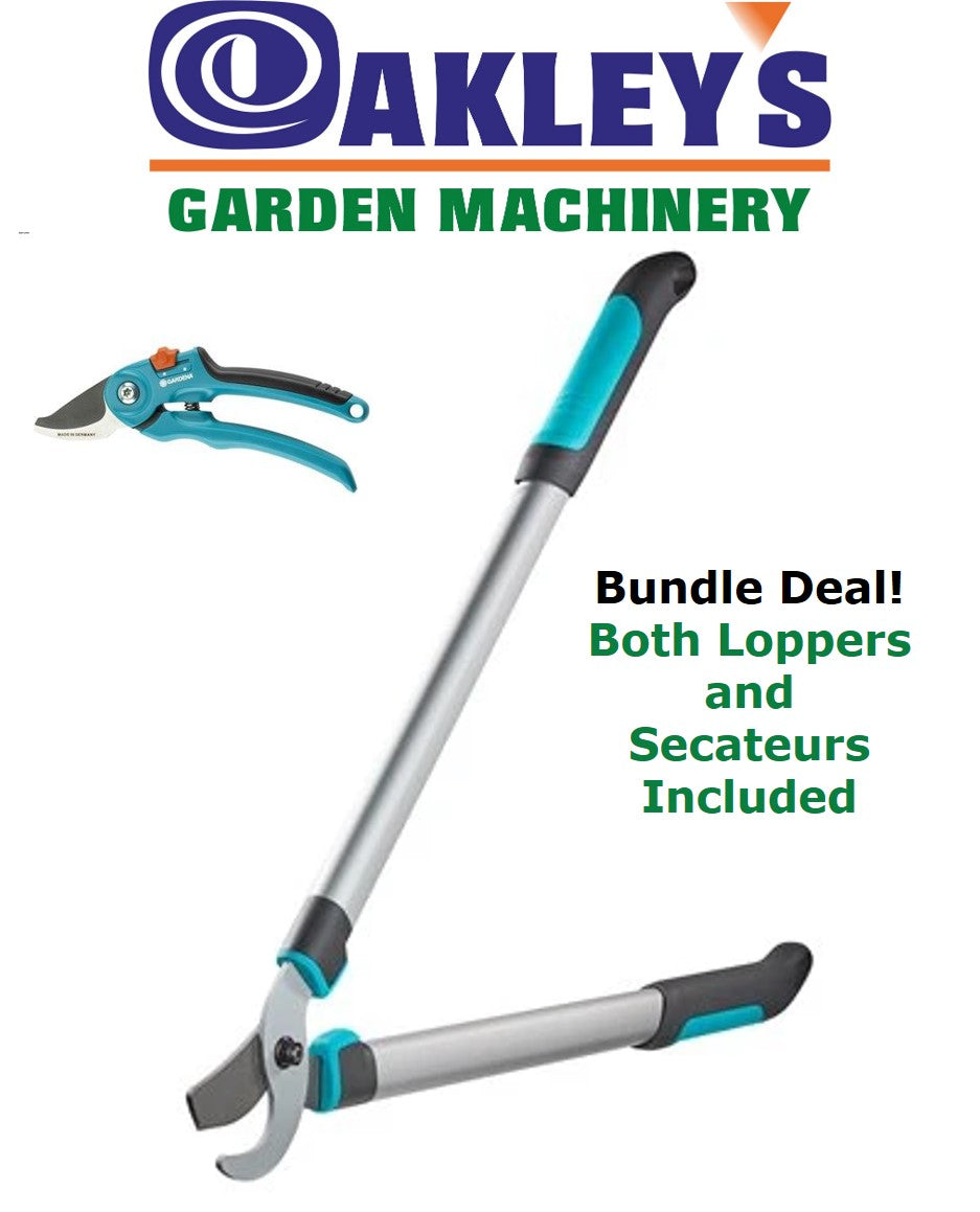 Gardena Easy-Cut - Lopper and Secateurs Set. High Quality German Made Garden Tools With 25 Year Warranty