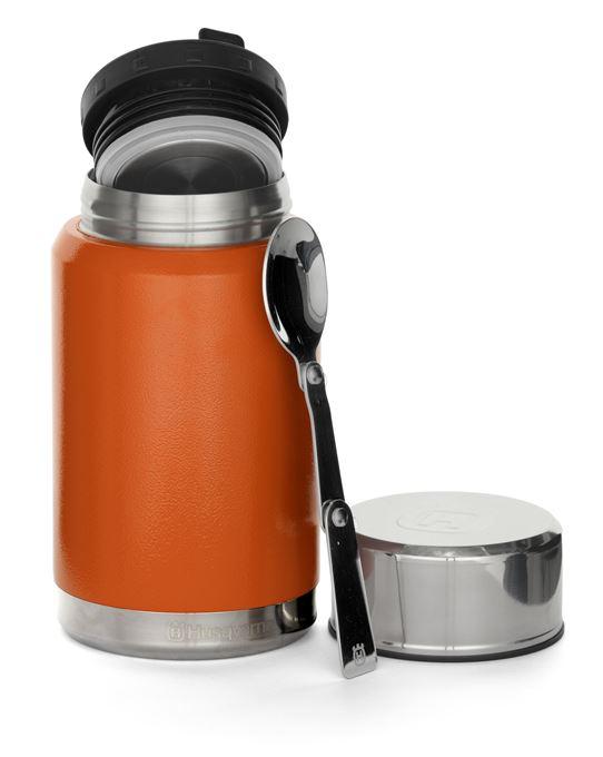 Husqvarna Insulated Food Can With Spoon (0.6 Litre)