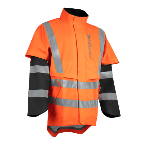 Husqvarna Rain Jacket Protect High-Viz, Functional XS