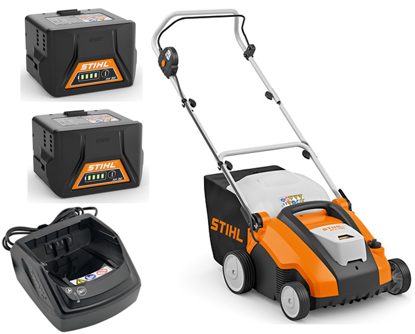 Stihl RLA 240 Battery Scarifier with 2 x AK 30 and AL 101