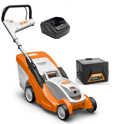 STIHL RMA 339.0 C Battery Lawn Mower Including 2x AK 20 Batteries + AL 101 Charger