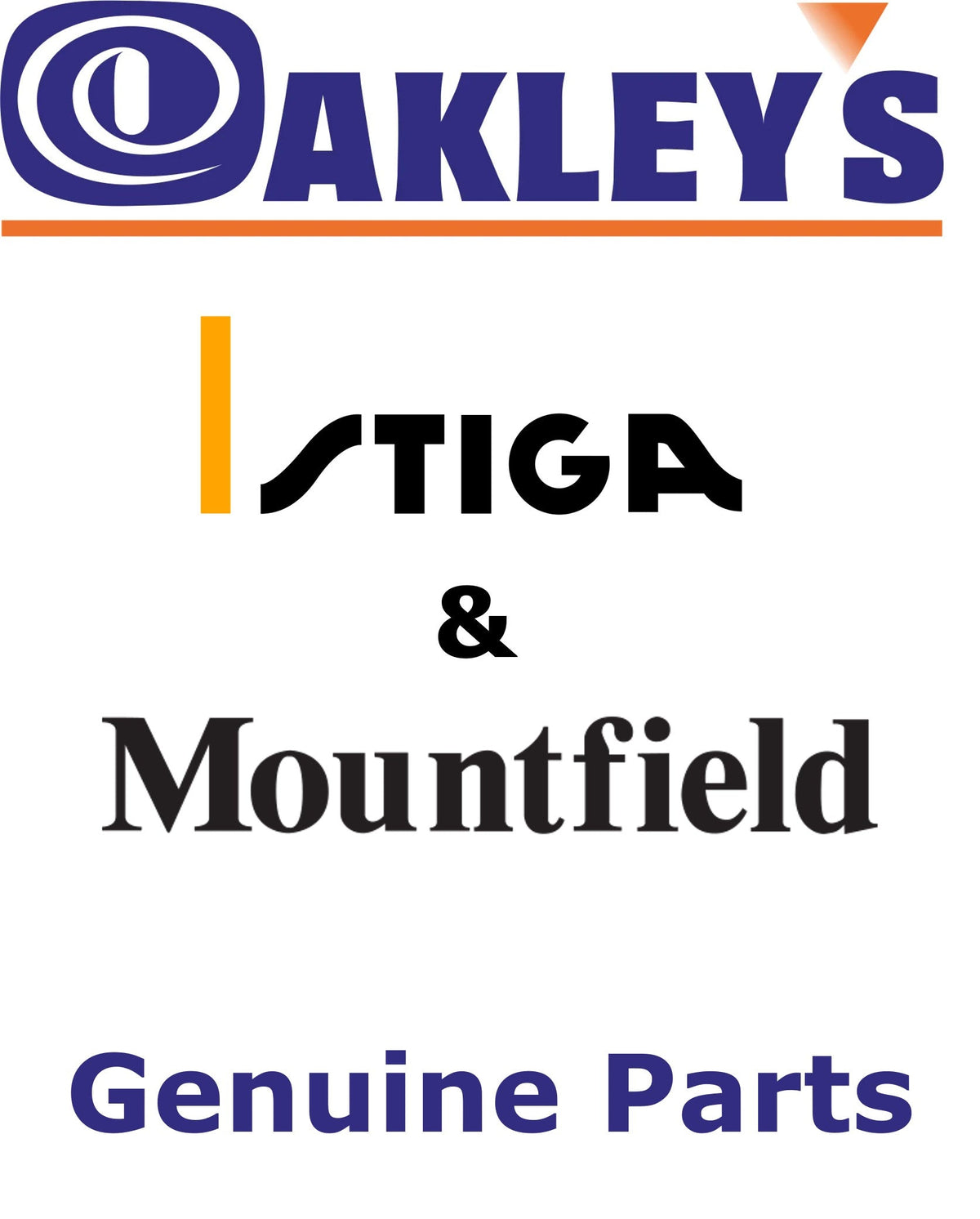 Stiga / Mountfield Genuine Parts - WARNING DECAL c/w SYMBOLS - P/N: 9402-3203-00