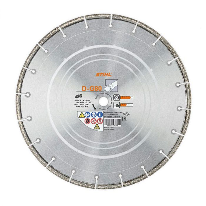 STIHL D-G80 Diamond Cutting Disc 350mm/14"