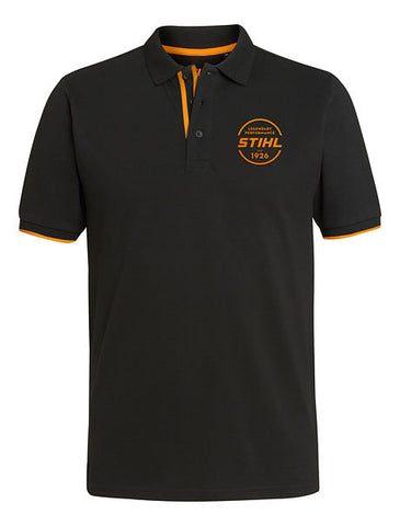 Stihl logo circle polo shirt XL