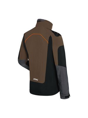 STIHL X-SHELL Jacket, black/brown M – Oakleys Garden Machinery